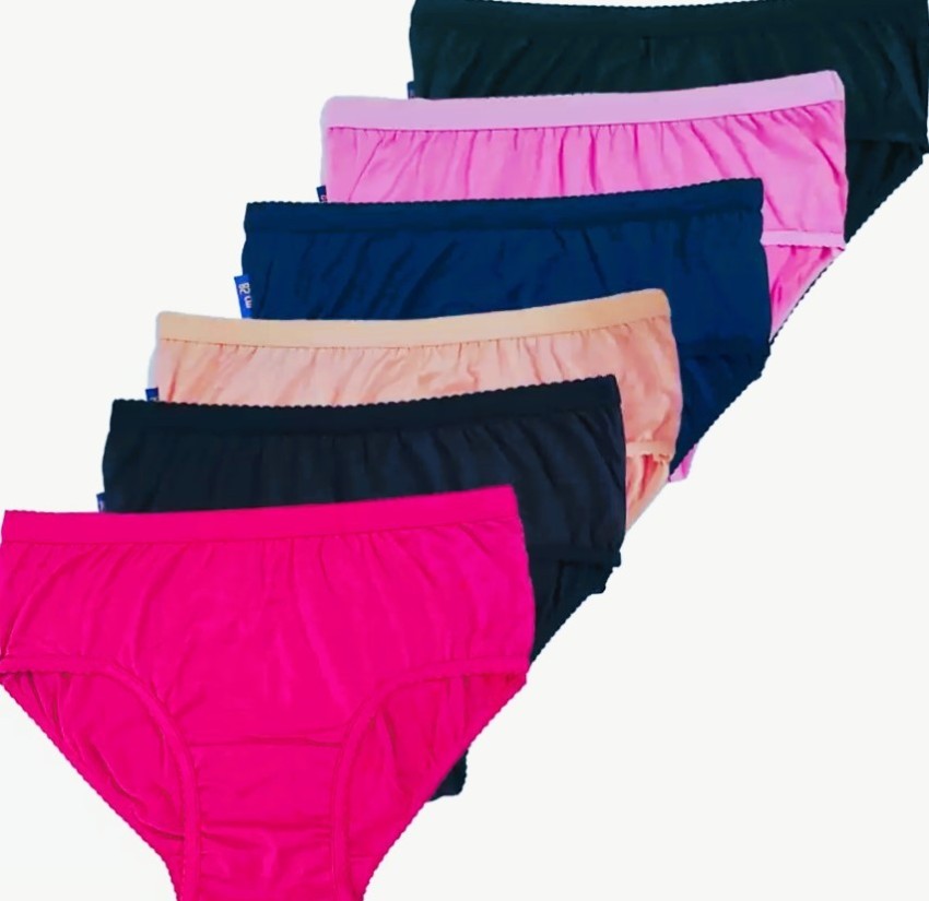 Women Hipster Multicolor Polyester Panty (Pack of 6)