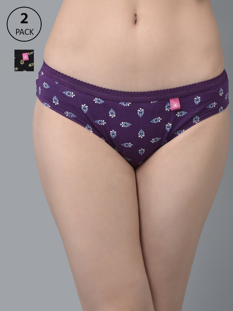 Buy Dollar Missy Assorted Cotton Panty Set - Pack of 4 for Women's