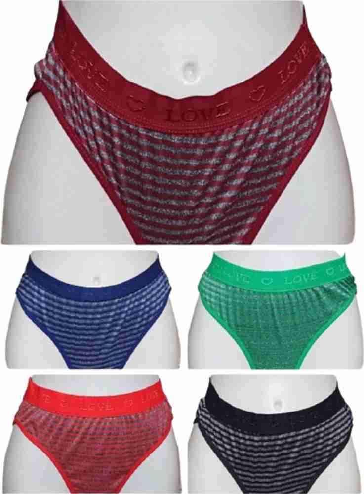 Women's Lining Hipster Panty And STRIPED Briefs For Women And