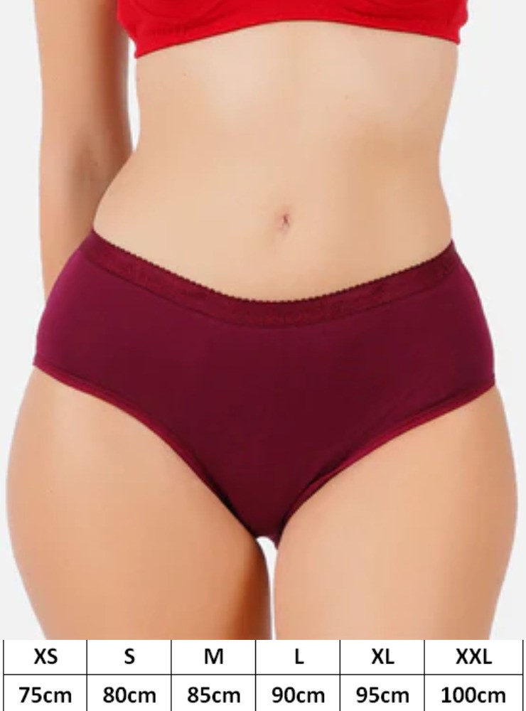 Buy Poomex Softy Panty for Women (Multicolour, Assorted) - Pack of 6 at