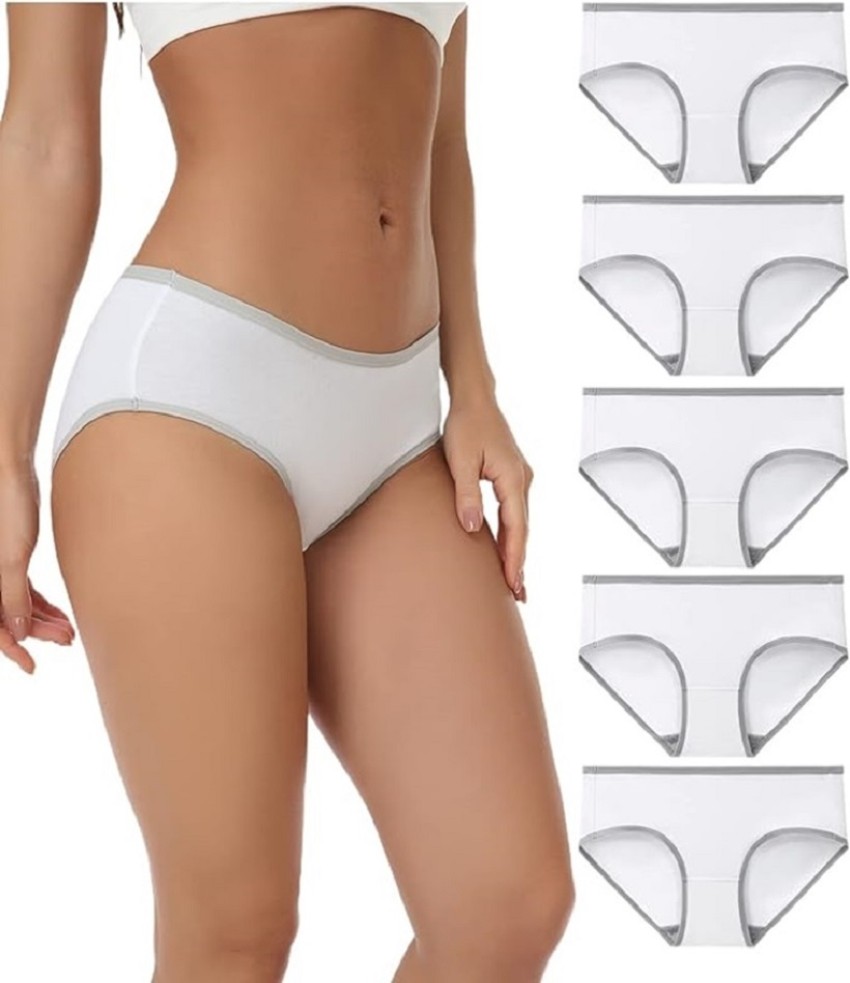 UMMISS Double Layer High Waist Underwear, 5-Pack