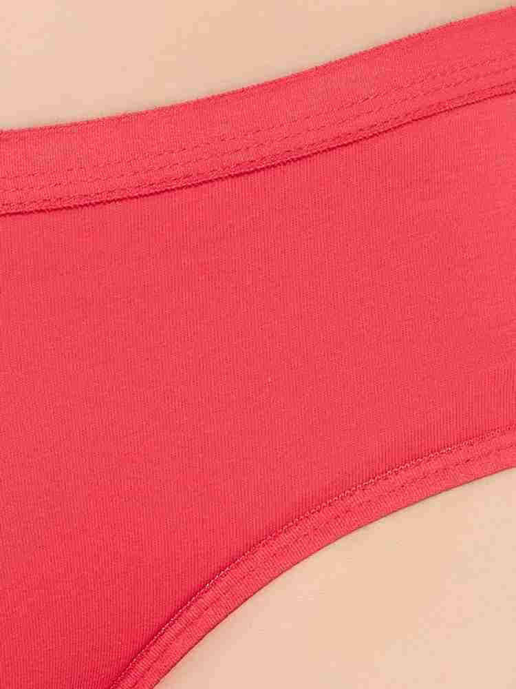 Clovia Women Hipster Red Panty