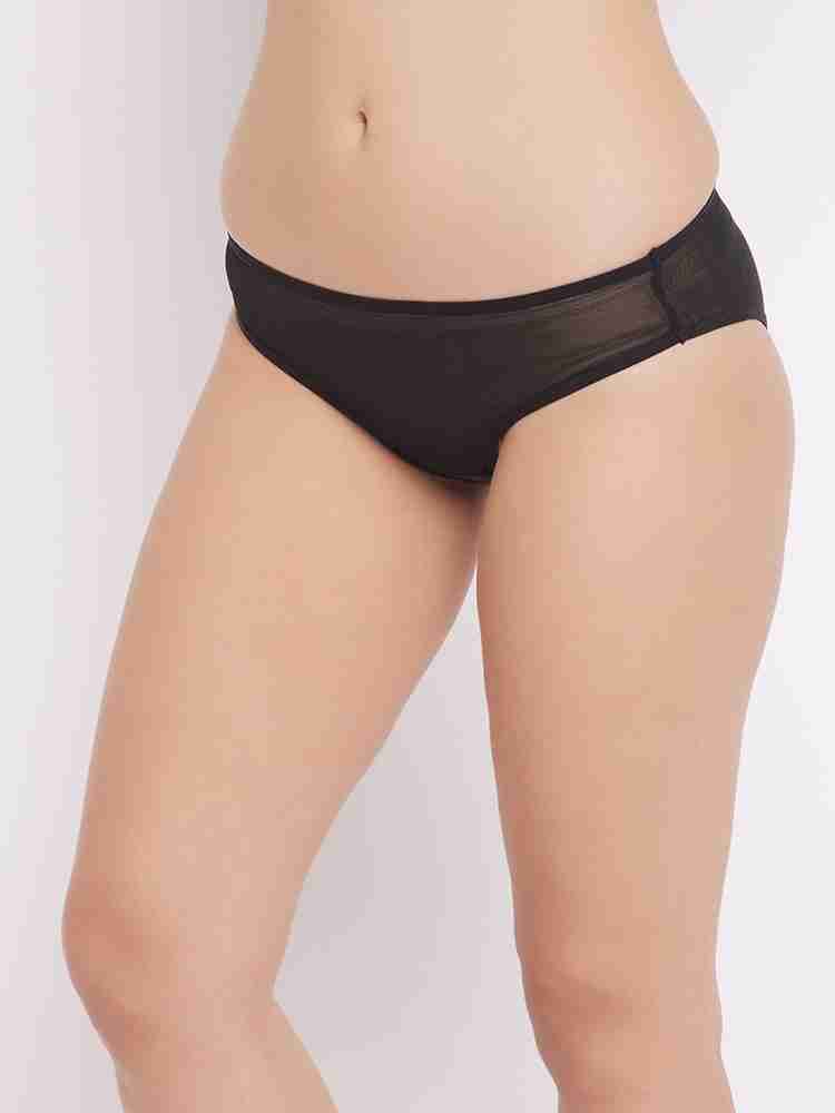 Clovia Women Bikini Black Panty - Buy Clovia Women Bikini Black Panty  Online at Best Prices in India