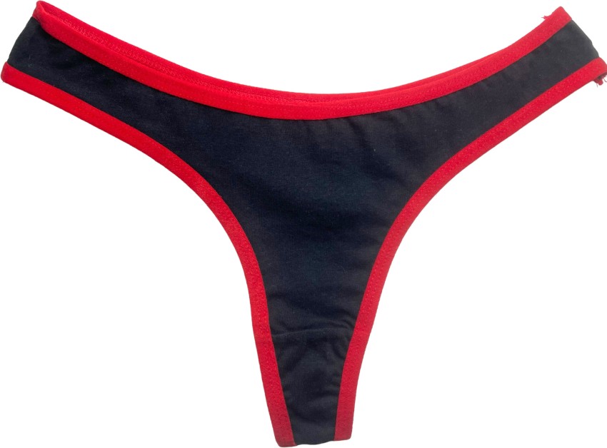 Buy J.B.COLLECTION Women's Cotton Thong/Low Rise Solid Multicolor