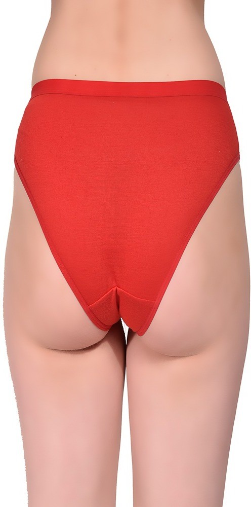 B&B Comfort Women Bikini Red Panty - Buy B&B Comfort Women Bikini Red Panty  Online at Best Prices in India