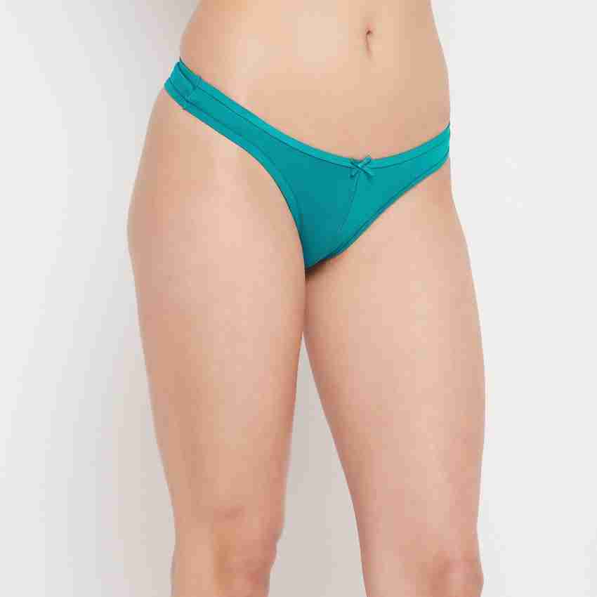 Buy online Green Cotton Bikini Panty from lingerie for Women by Clovia for  ₹299 at 40% off