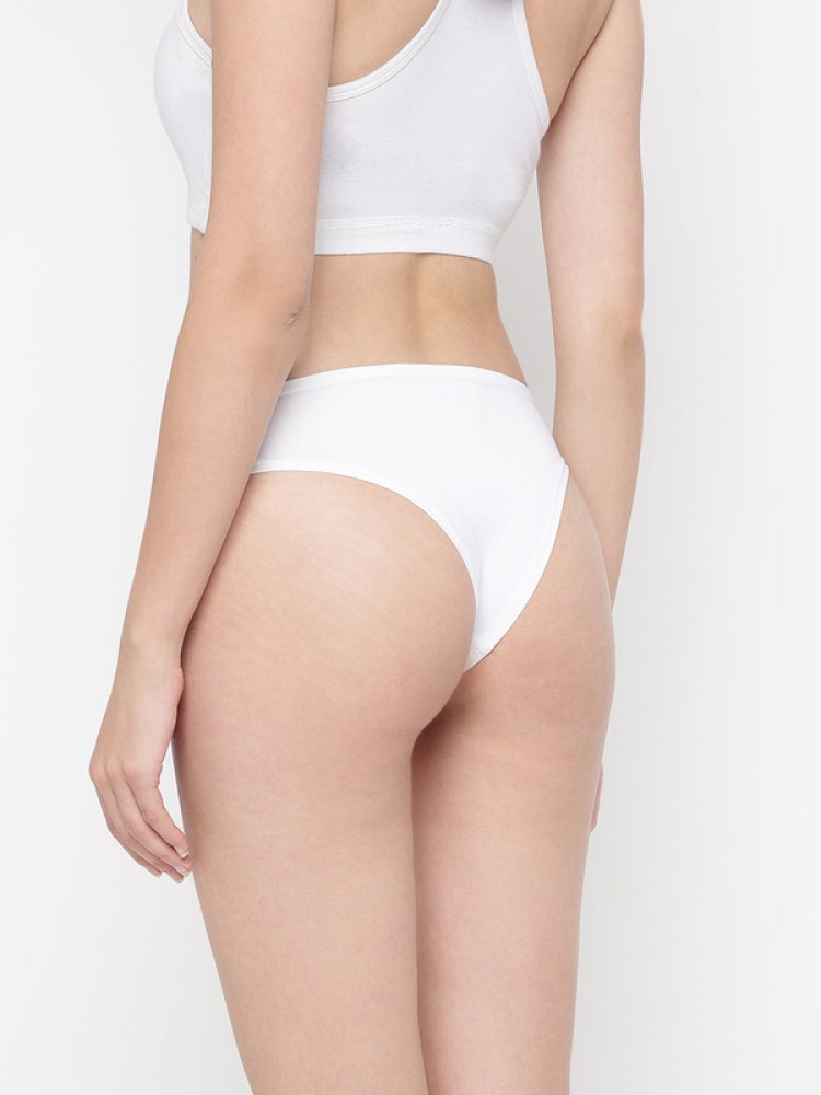 La inTimo Women Bikini White Panty - Buy La inTimo Women Bikini
