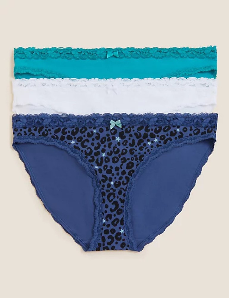 MARKS & SPENCER Women Bikini Multicolor Panty - Buy MARKS & SPENCER Women  Bikini Multicolor Panty Online at Best Prices in India