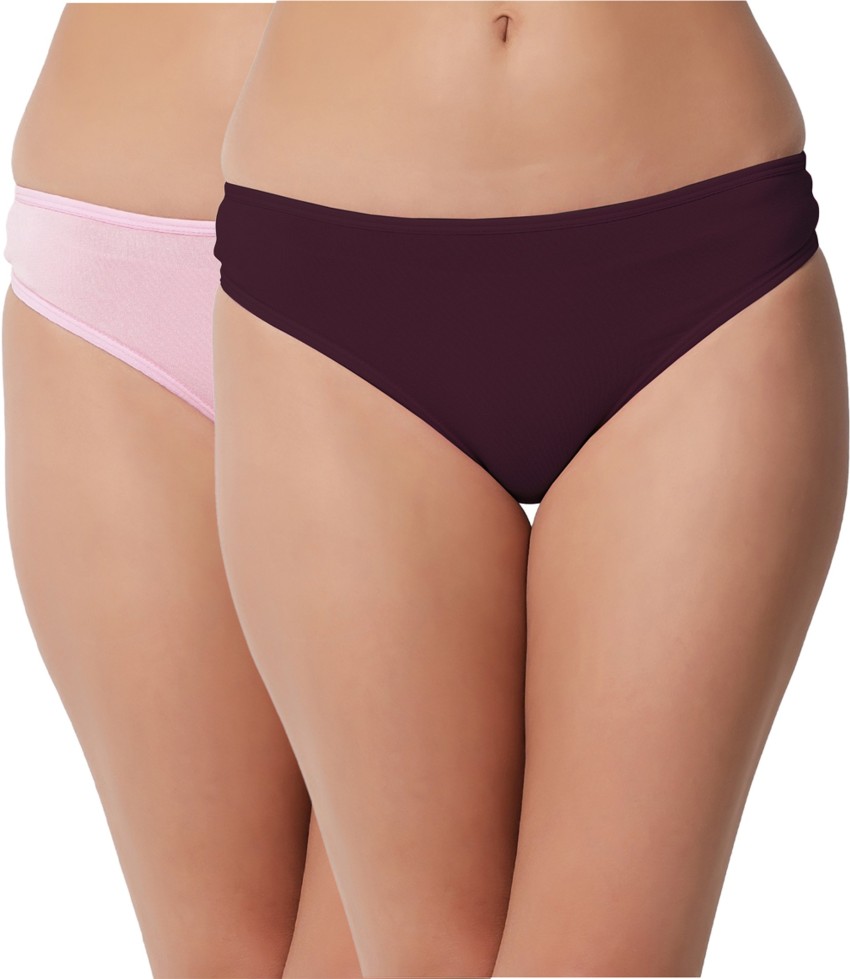 Bleeding Heart Women Thong Pink, Brown Panty - Buy Bleeding Heart Women Thong  Pink, Brown Panty Online at Best Prices in India