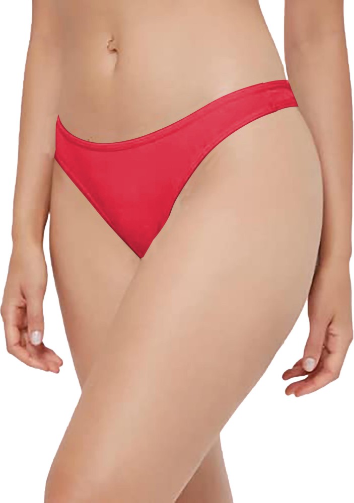 THE BLAZZE Women Thong Red Panty - Buy THE BLAZZE Women Thong Red