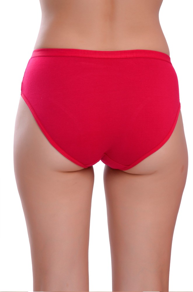 Lycra Cotton Women Lace Hipster Pink Panty, Plain at Rs 70/piece in New  Delhi