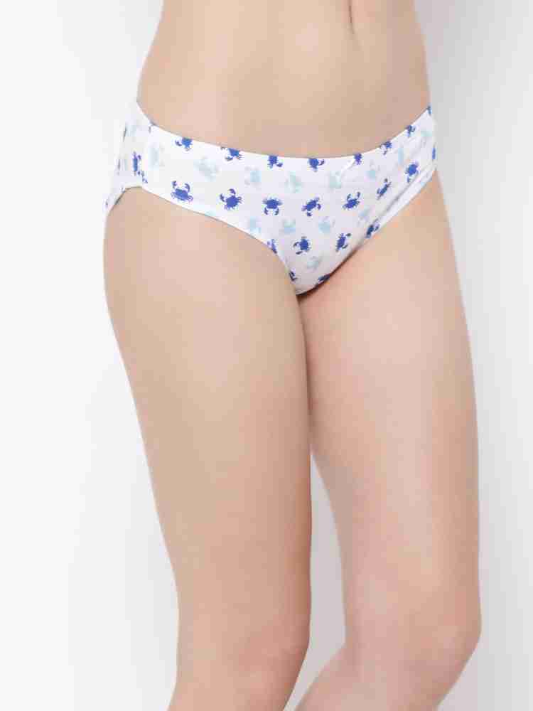 Clovia Multicolor Printed Bikini Panty - Pack of 3