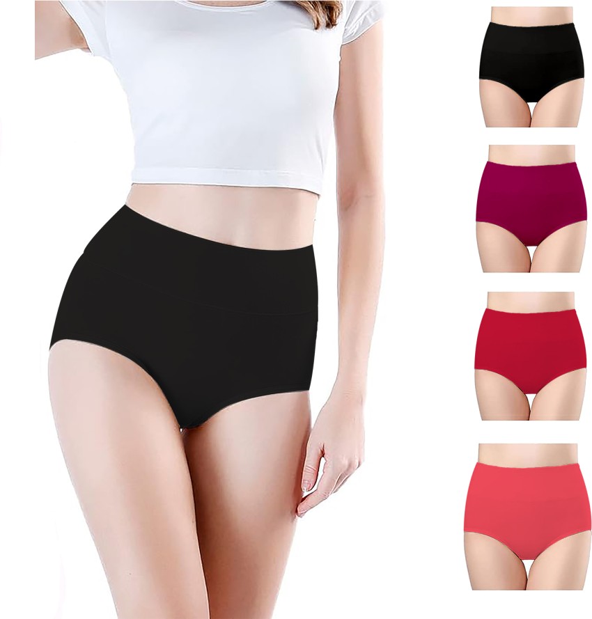 Think Tech Women Hipster Black, Maroon, Maroon, Pink Panty - Buy Think Tech  Women Hipster Black, Maroon, Maroon, Pink Panty Online at Best Prices in  India