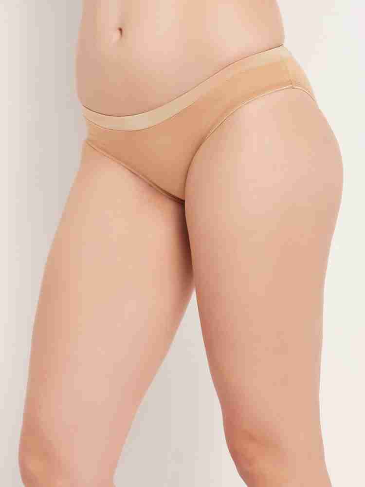 Clovia Women Bikini Beige Panty - Buy Clovia Women Bikini Beige