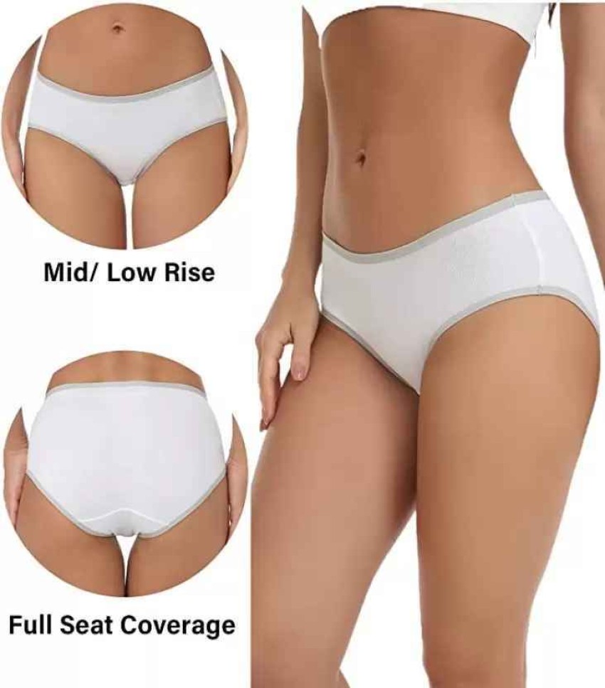 Underfit Women Hipster White Panty - Buy Underfit Women Hipster White Panty  Online at Best Prices in India