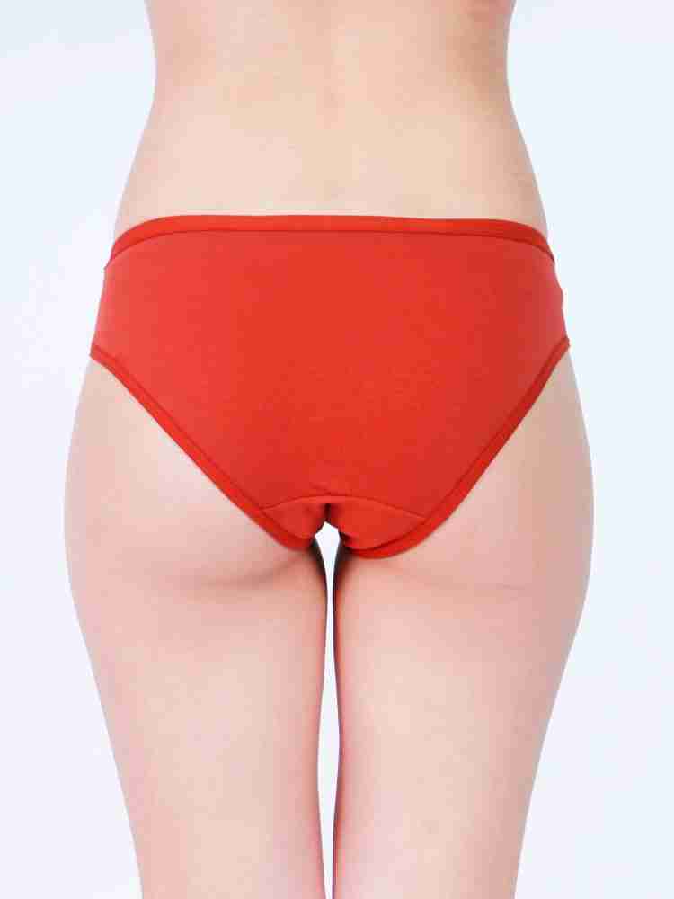 Plain Knoppers Women Bikini Cotton Orange Panty XL Size at Rs 210/piece in  Delhi