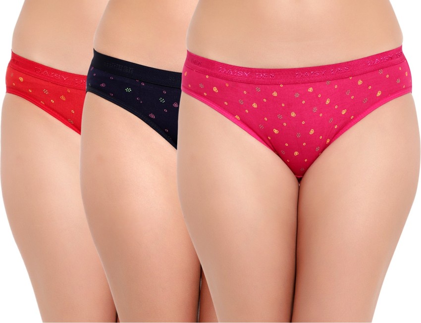 Buy Camaleon Cotton Hipster Multicolor Inner Elastic Mid Rise Waist Regular  Saloni X-Large Solid Panty Combo Pack 7(Colors May Vary) Online at Best  Prices in India - JioMart.