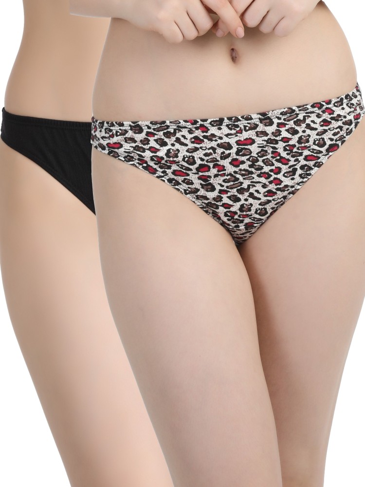 Selfcare Women Thong Black, Multicolor Panty - Buy Selfcare Women Thong  Black, Multicolor Panty Online at Best Prices in India