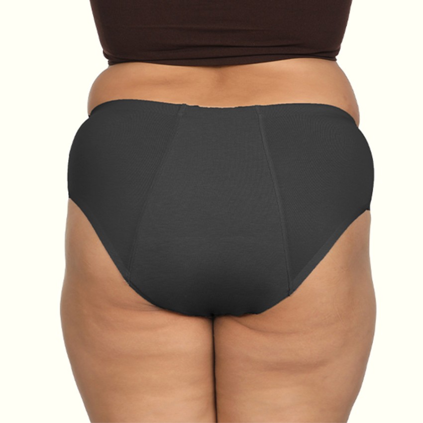 Mahina Leakproof Mid waist Reusable 2yrs Light Flow Women Periods Black  Panty - Buy Mahina Leakproof Mid waist Reusable 2yrs Light Flow Women  Periods Black Panty Online at Best Prices in India