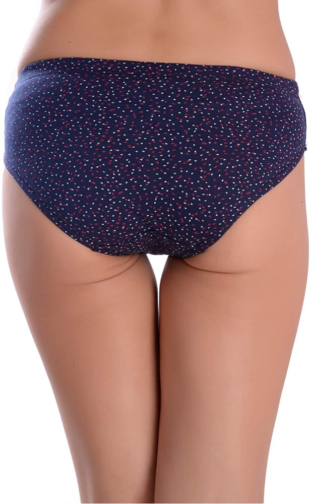 Buy Carol Women Cotton Hipster Multicolor Panty - S at