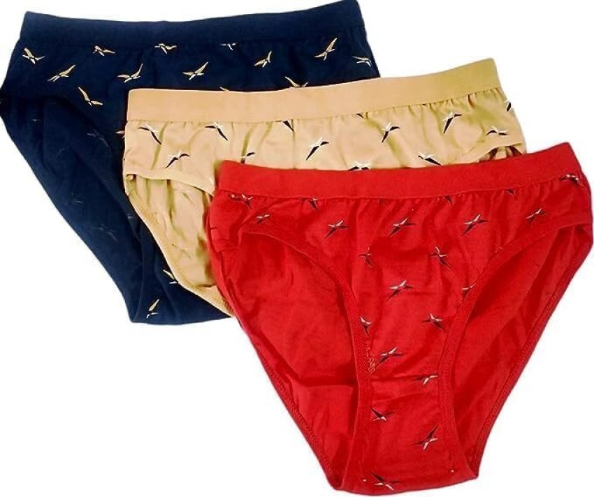 Buy ALBA Pappilon - 100% Cotton - Multicolor Panties for Women(75