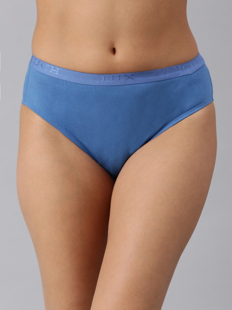 Lux Touch Women Hipster Maroon, Light Blue Panty - Buy Lux Touch