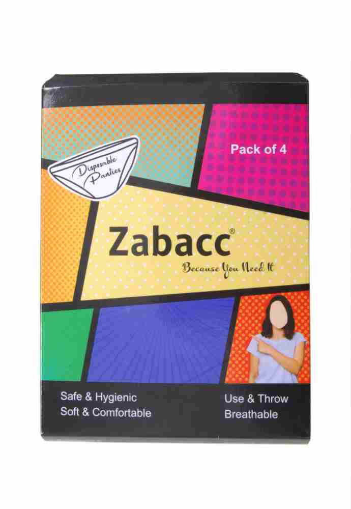 Buy Zabacc Women Disposable White Panty Online at Best Prices in India