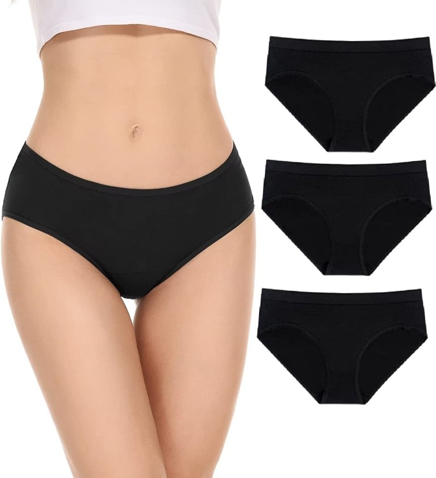 Molasus Womens Underwear Cotton Hipster Panties (Regular Plus Size