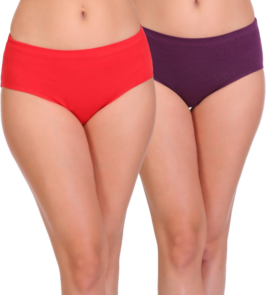 SONA Women Hipster Red, Purple Panty - Buy SONA Women Hipster Red, Purple Panty  Online at Best Prices in India