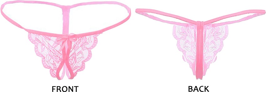 Buy Glus Women Girls Pure Cotton Thong Panty ,Pack of 1 Color- Pink,Size-4XL  Online at Best Prices in India - JioMart.
