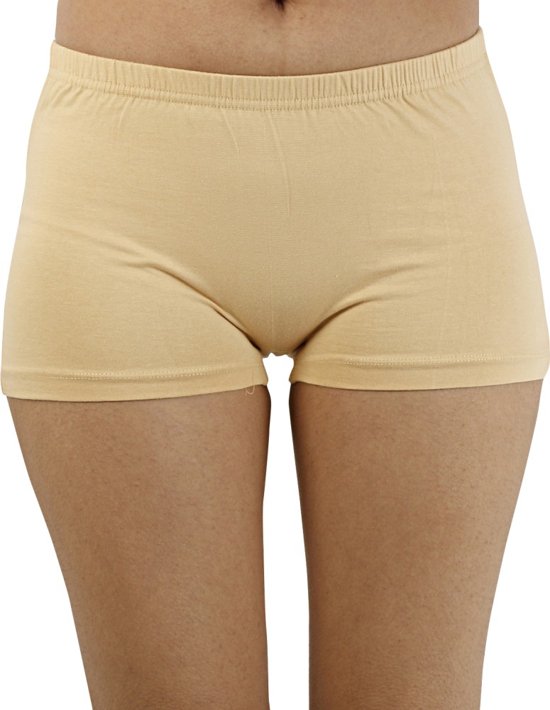 Diving deep Women Boy Short Red, Beige Panty - Buy Diving deep Women Boy  Short Red, Beige Panty Online at Best Prices in India