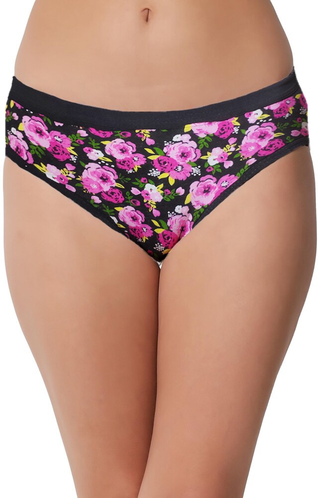 Buy VANILLAFUDGE Multicolor Cotton Panties for Women's (pink 2xl