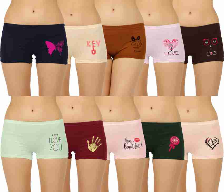 Bummer Women Boy Short Multicolor Panty - Buy Bummer Women Boy Short  Multicolor Panty Online at Best Prices in India