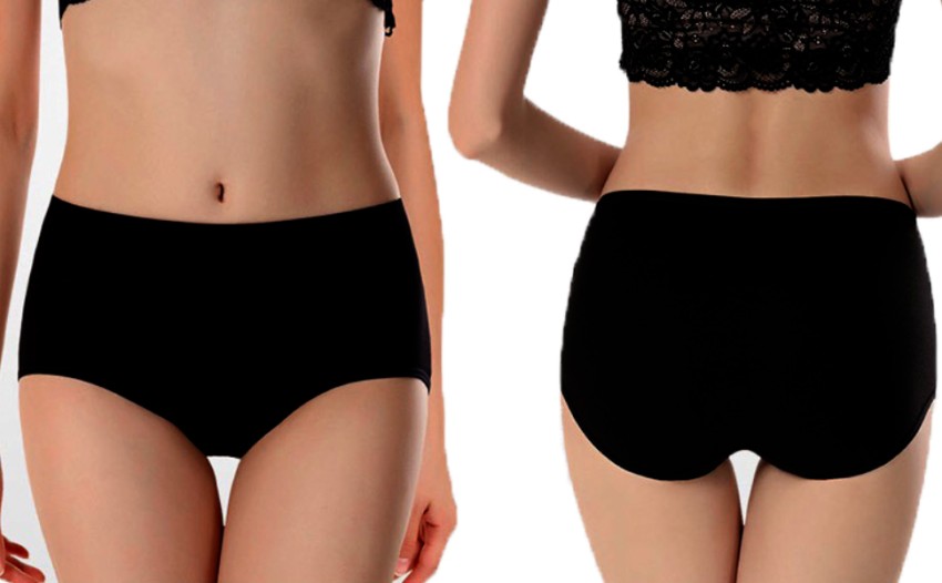Buy SHAPERX Women Multicolor Solid Pack of 5 Panties (XXL) Online