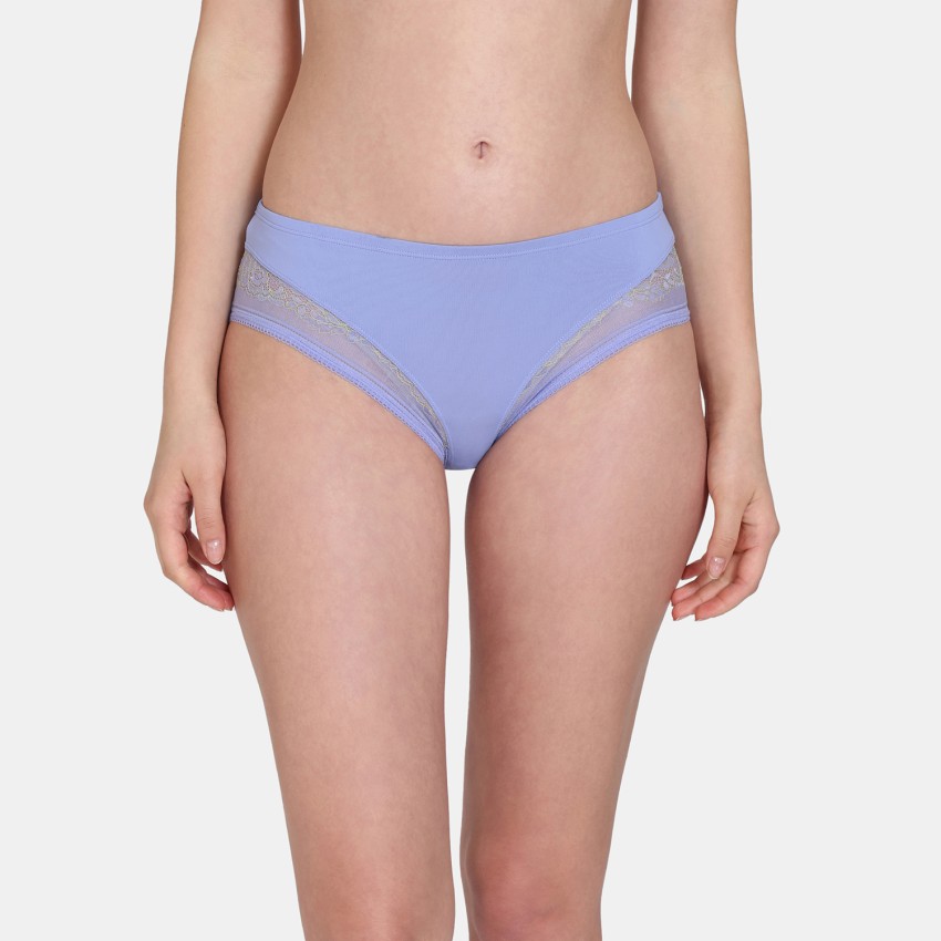 ZIVAME Women Hipster Blue Panty - Buy ZIVAME Women Hipster Blue Panty  Online at Best Prices in India