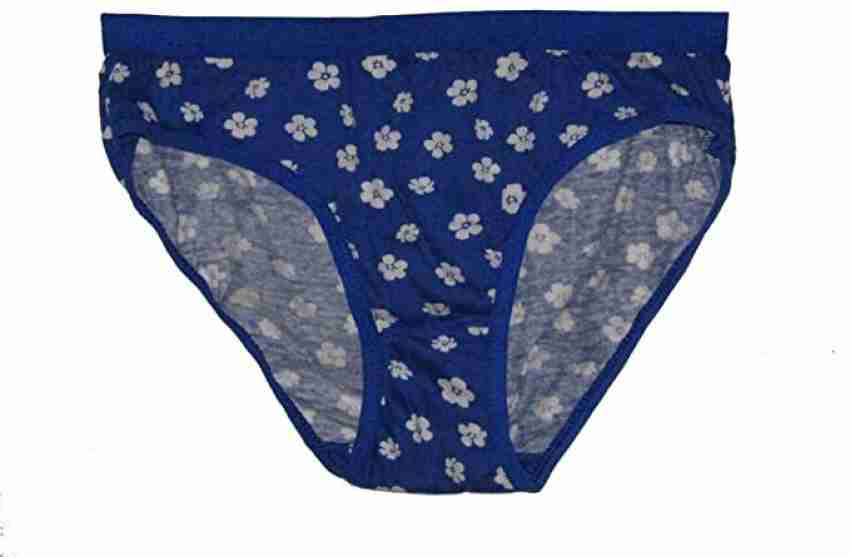 Printed Ladies Blue Cotton Hipster Panty at Rs 38/piece in New Delhi