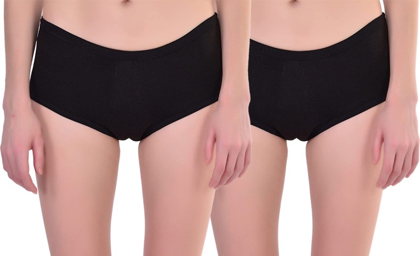 Superbottoms Women Periods Black Panty - Buy Superbottoms Women Periods  Black Panty Online at Best Prices in India