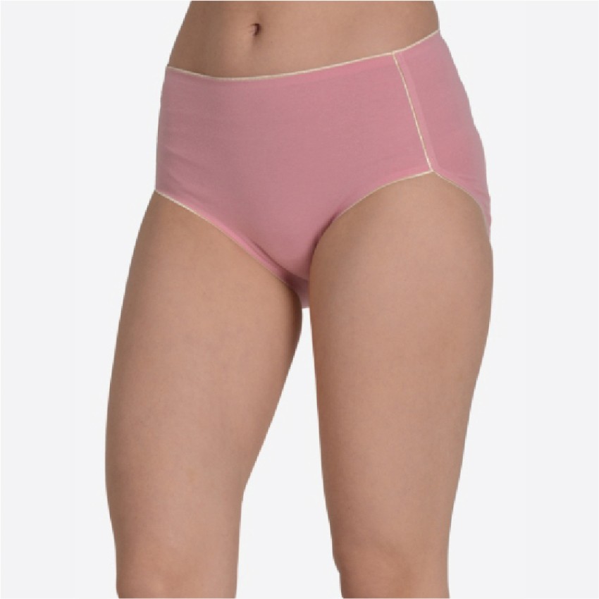 Pink Seamless High Waisted Knickers