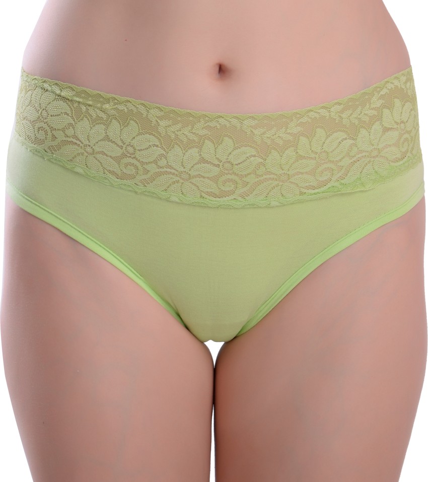 French Kiss Women Hipster Light Green Panty - Buy French Kiss