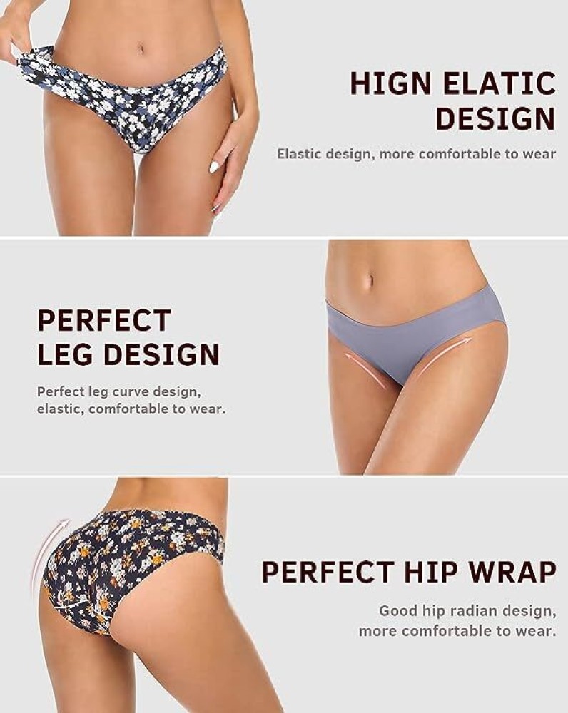 Buy QAILAH For Women's Elastic Panties Underwear Comfortable Soft