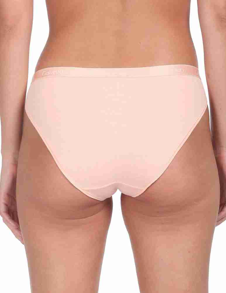 Women's Bikini Brief Knickers Laser Cut No VPL Cotton Lined Almond Siz –  Worsley_wear