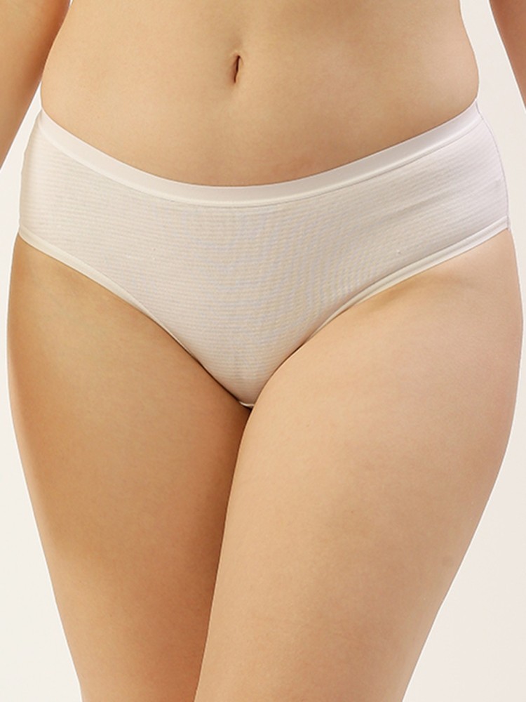 THE SECRET LOOM Women Hipster White Panty - Buy THE SECRET LOOM Women  Hipster White Panty Online at Best Prices in India