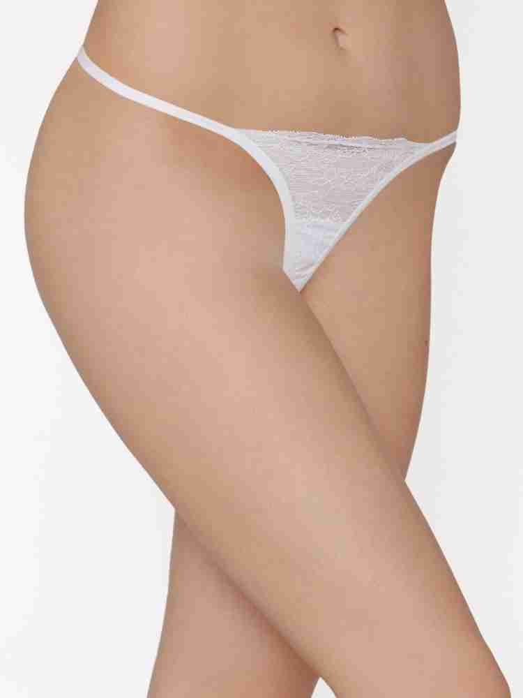 Buy Clovia White Stripes Cotton Single Thong Panty Online at Best Prices in  India - JioMart.