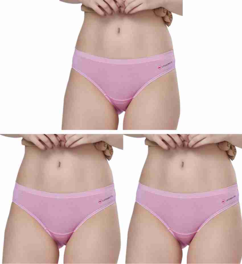 LOGGERHEAD Women Bikini Pink Panty - Buy LOGGERHEAD Women Bikini