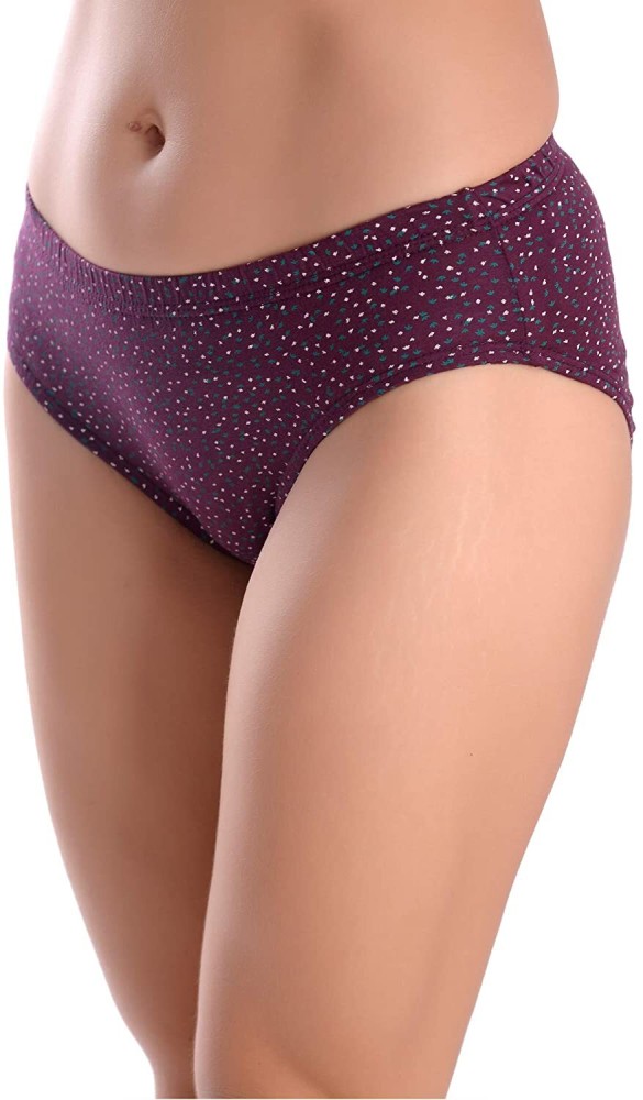 Buy Carol Women Cotton Hipster Multicolor Panty - S at