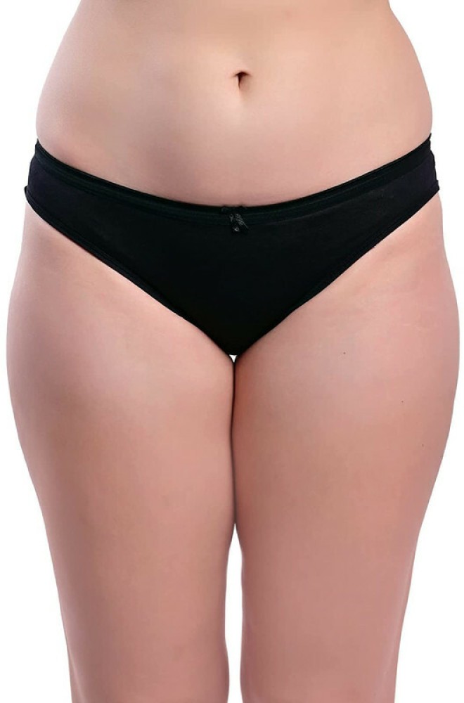 Unbranded Black Plus Size Panties for Women