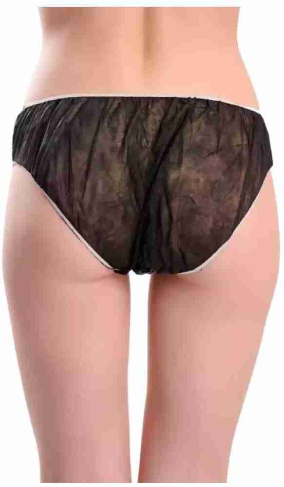 ONE TIME USE PRODUCT Women Disposable Black Panty - Buy ONE TIME USE  PRODUCT Women Disposable Black Panty Online at Best Prices in India