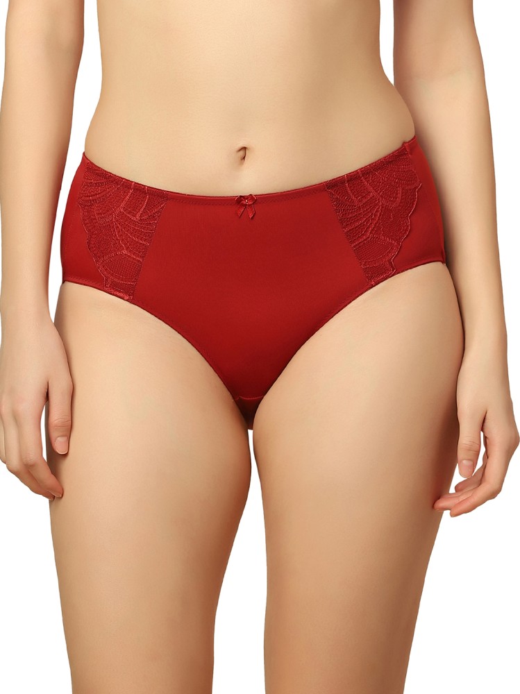 TRIUMPH Women Hipster Red Panty - Buy TRIUMPH Women Hipster Red