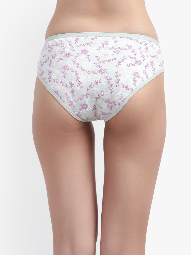 Buy Pack of 3 Printed Cotton Women Panty Online in India – Bruchiclub