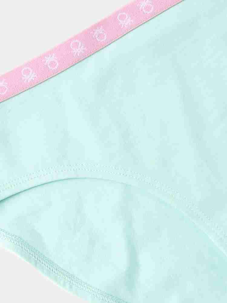 United Colors of Benetton Women Bikini Blue Panty - Buy United